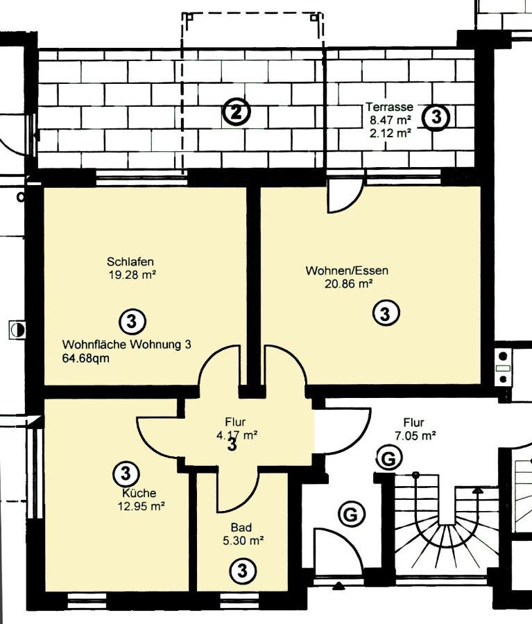 Ferienwohnung Mit Terrasse, Kostenloses Wlan, Parkplatz Bad Oeynhausen Luaran gambar
